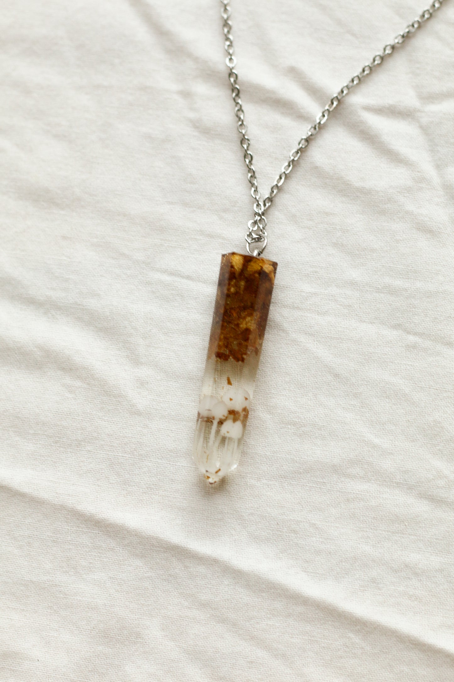 Mushroom necklace n°01