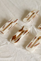 Barrettes pétales d'automne