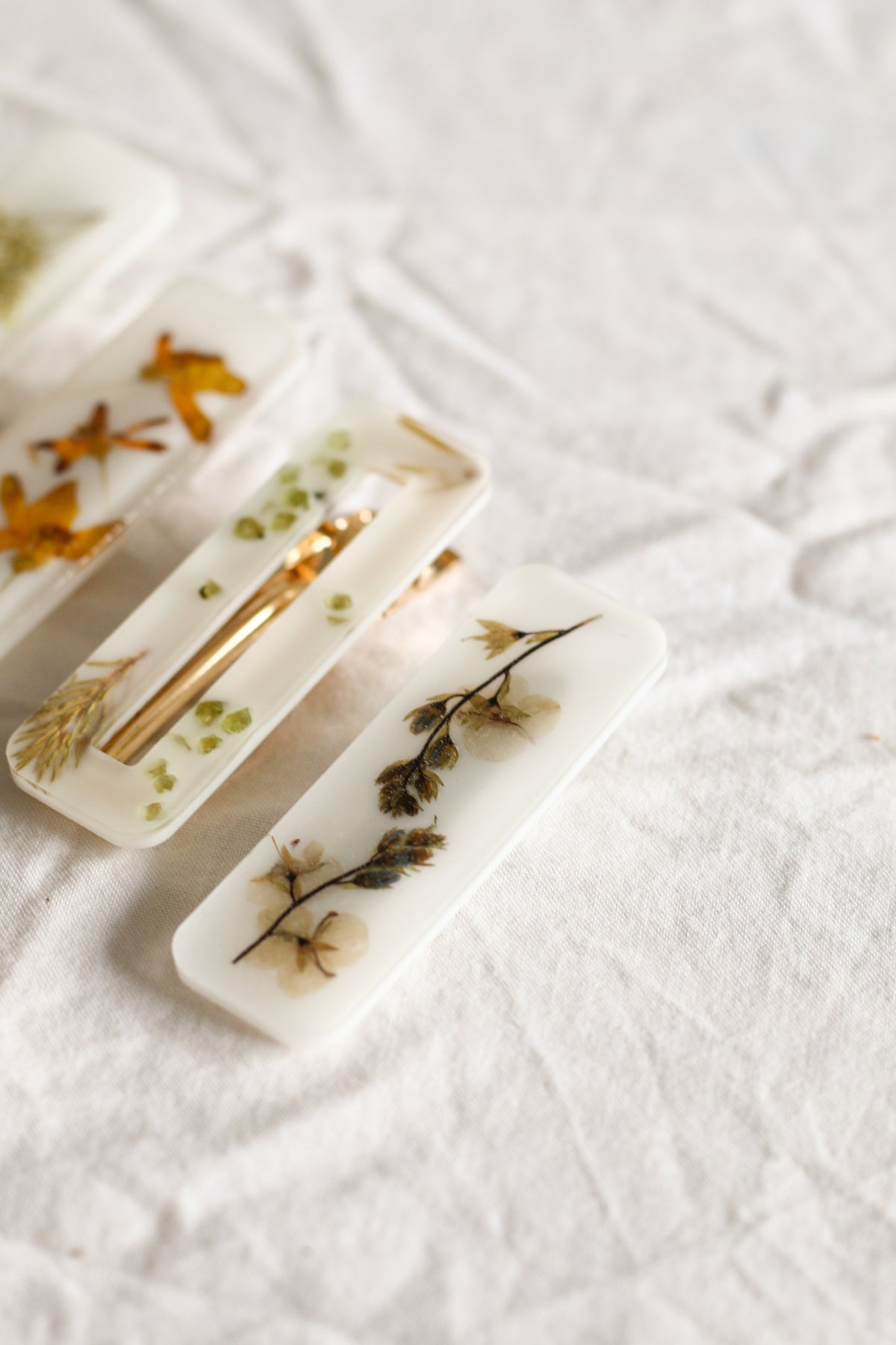 Barrettes souvenir d'été