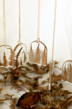 Fern sautoir necklaces