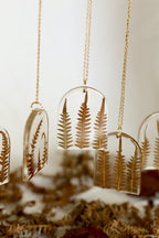 Fern sautoir necklaces