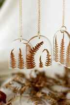 Fern sautoir necklaces