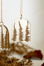 Fern sautoir necklaces