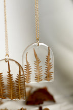 Fern sautoir necklaces