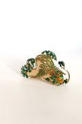 Malachite hair clip 03
