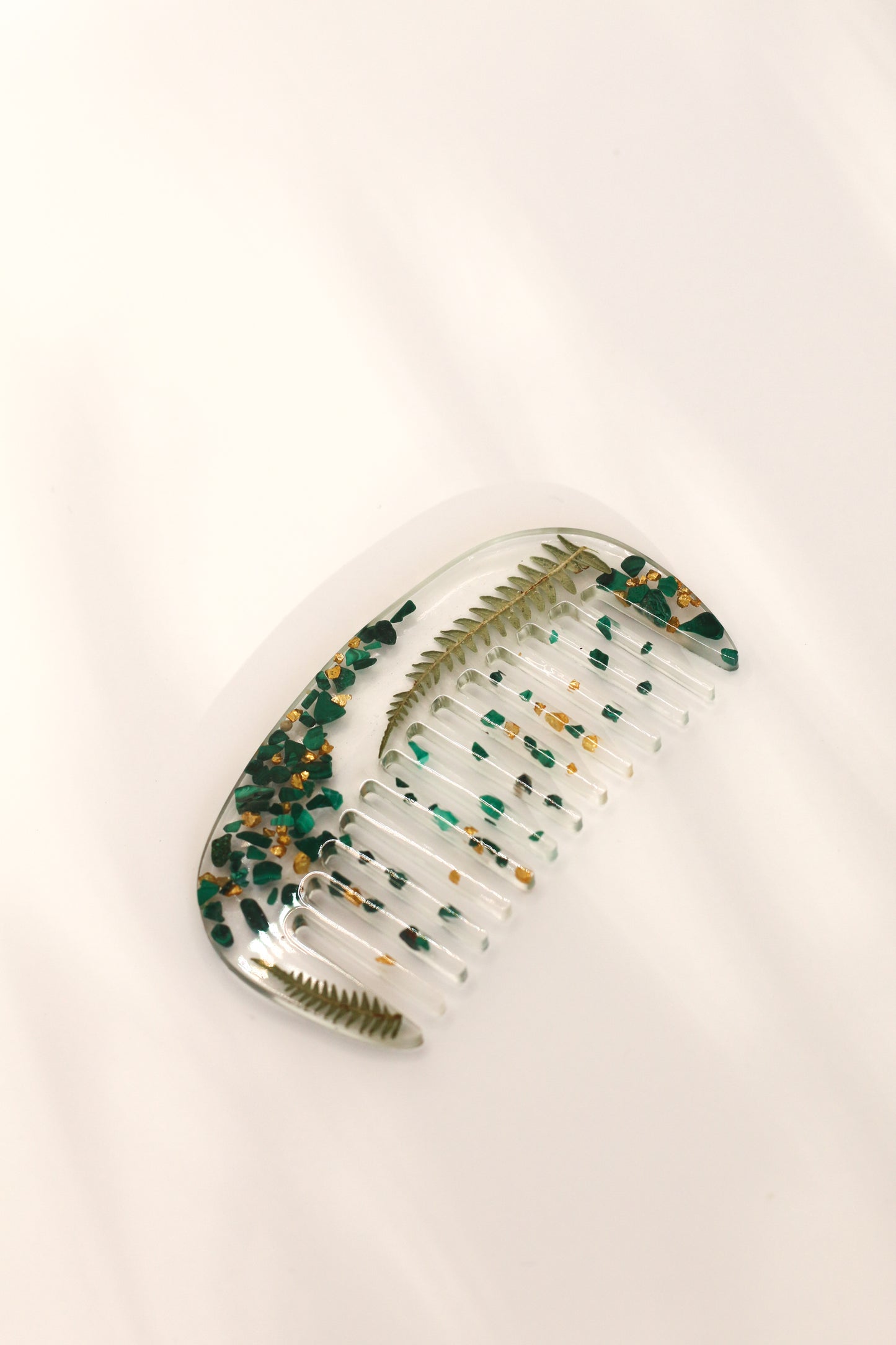 Petit peigne malachite 02