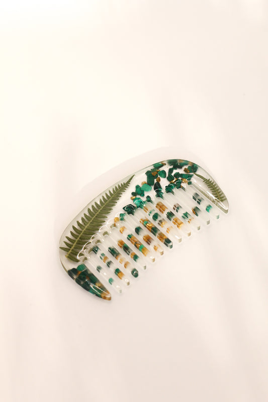 Petit peigne malachite 03