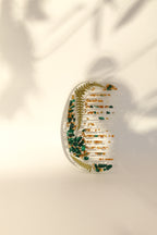 Small malachite comb 04