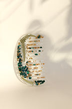 Small malachite comb 04