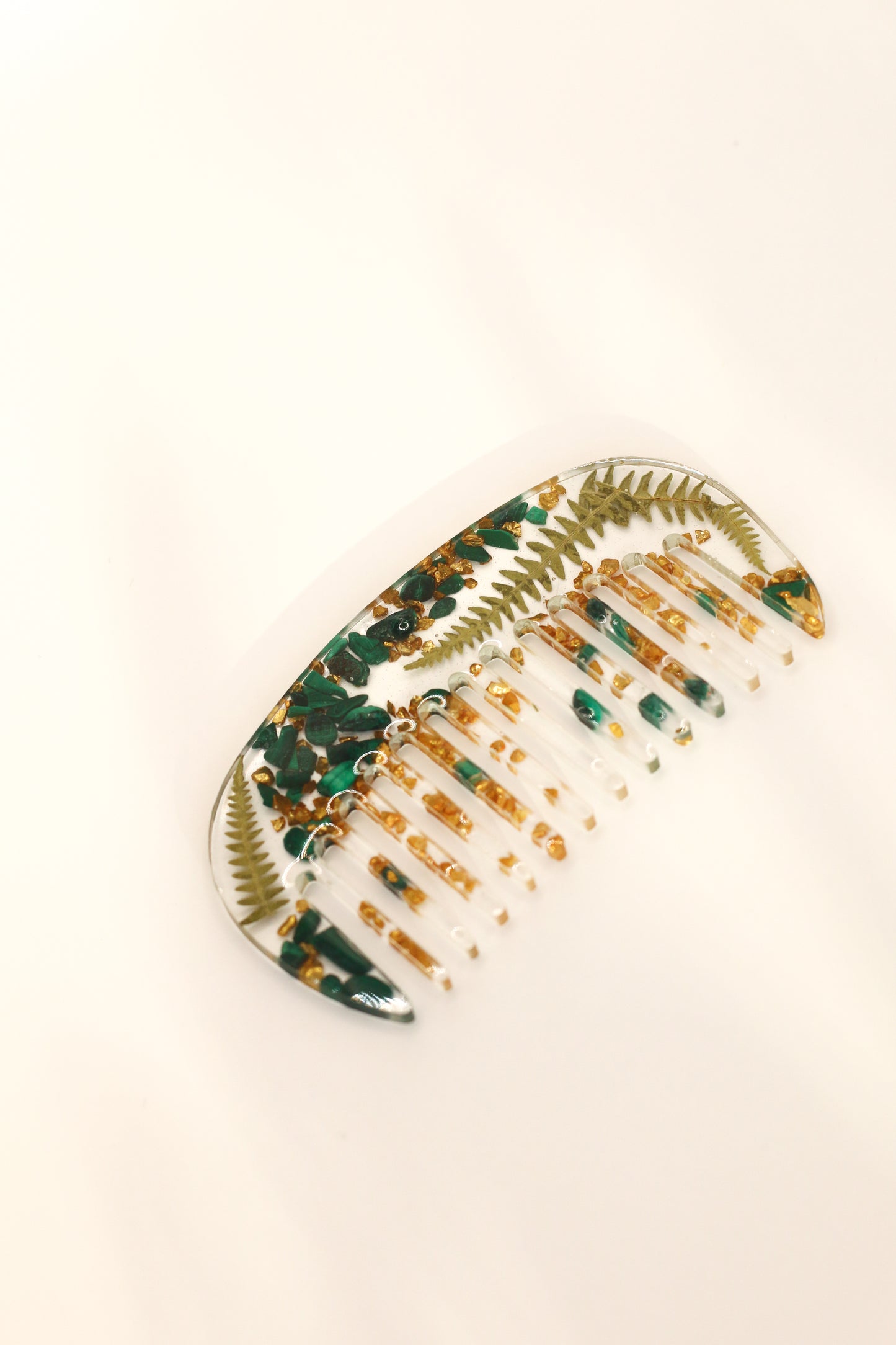 Petit peigne malachite 04