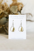 Small fern earrings