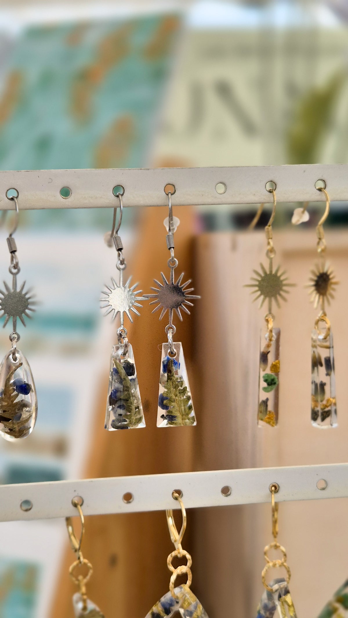 Portique couleurs froides