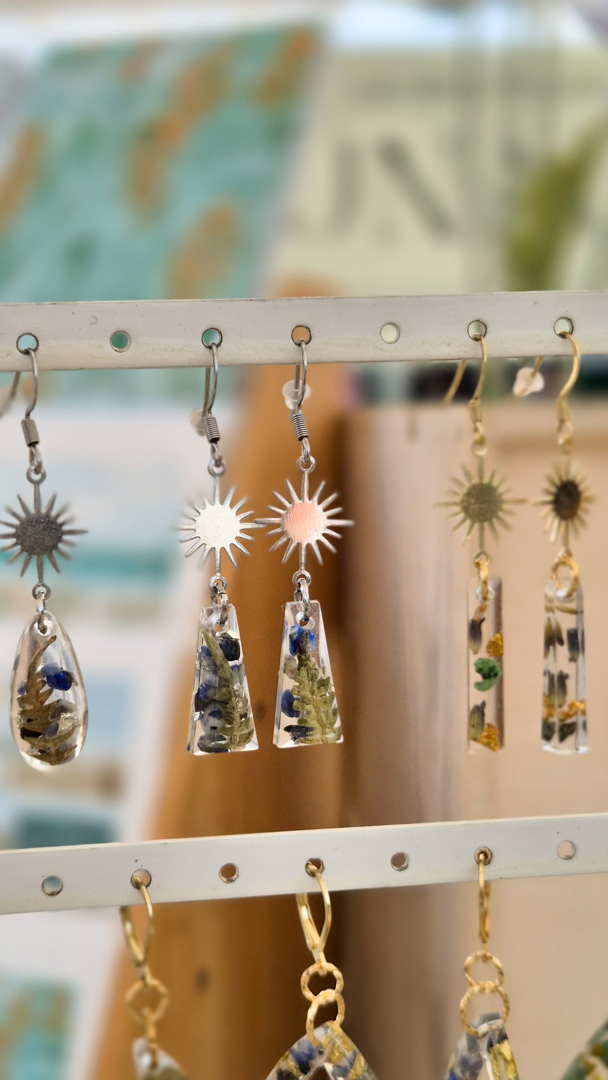 Portique couleurs froides