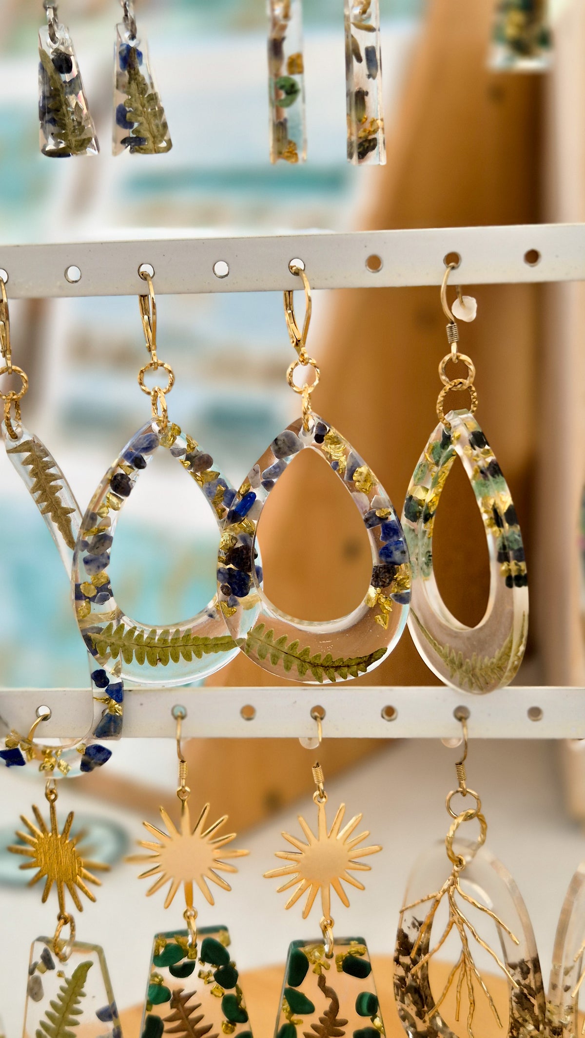 Portique couleurs froides