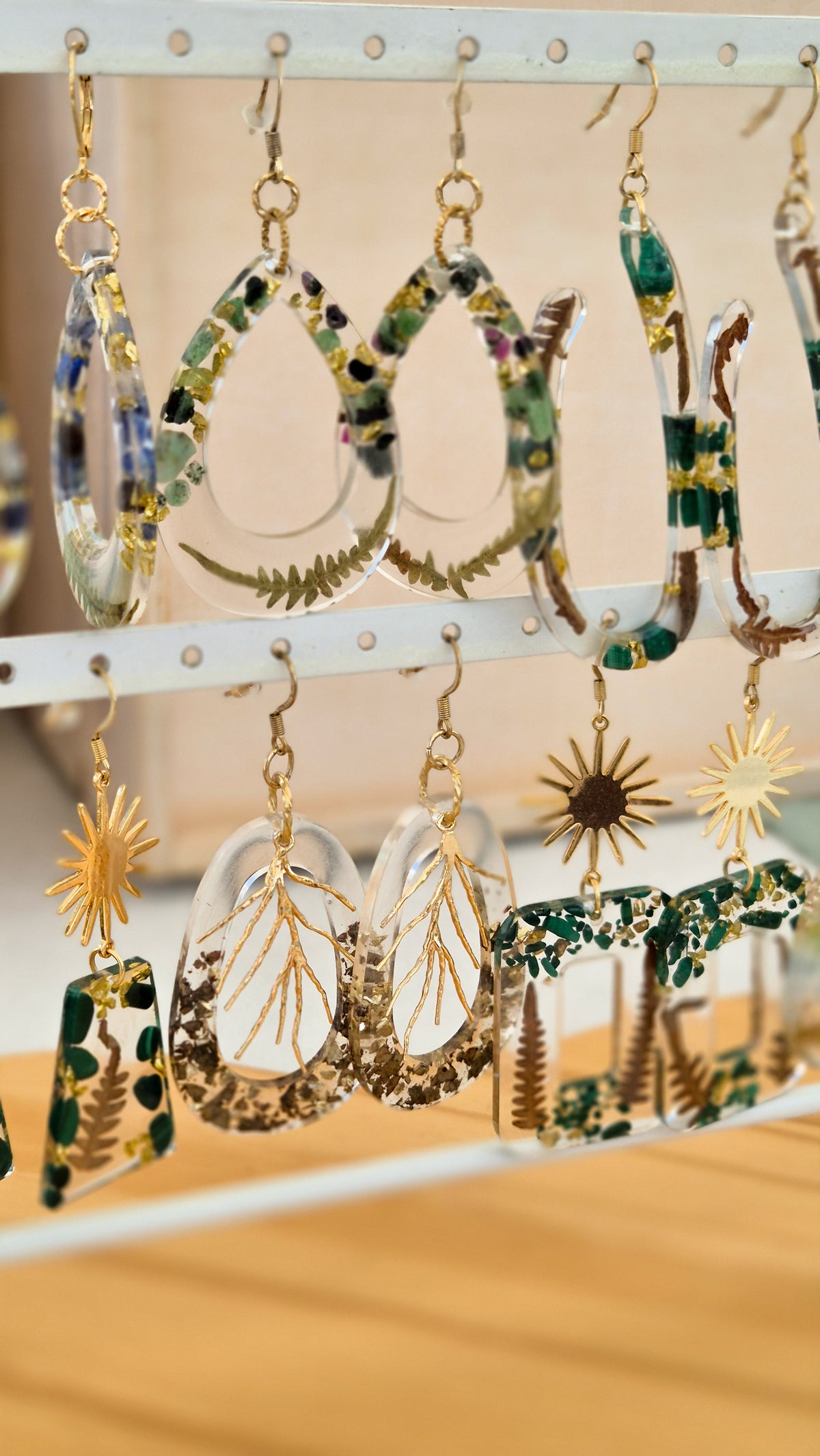 Portique couleurs froides