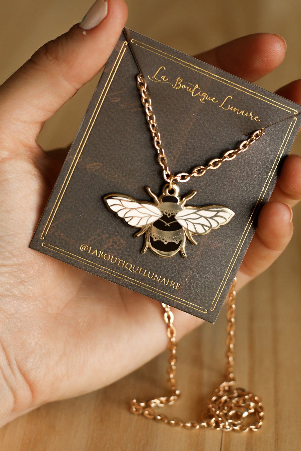Bee necklace