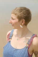 Boucles d'oreilles abeille