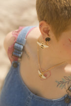 Boucles d'oreilles abeille
