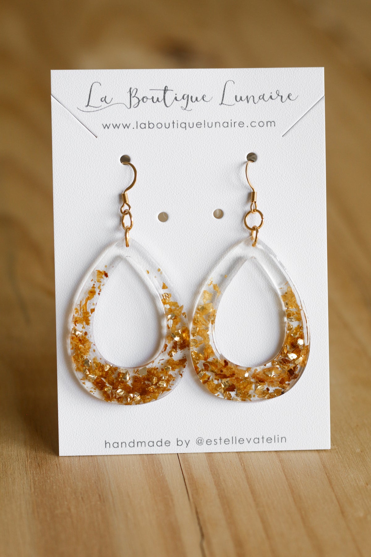 Boucles d'oreilles Carrot cake