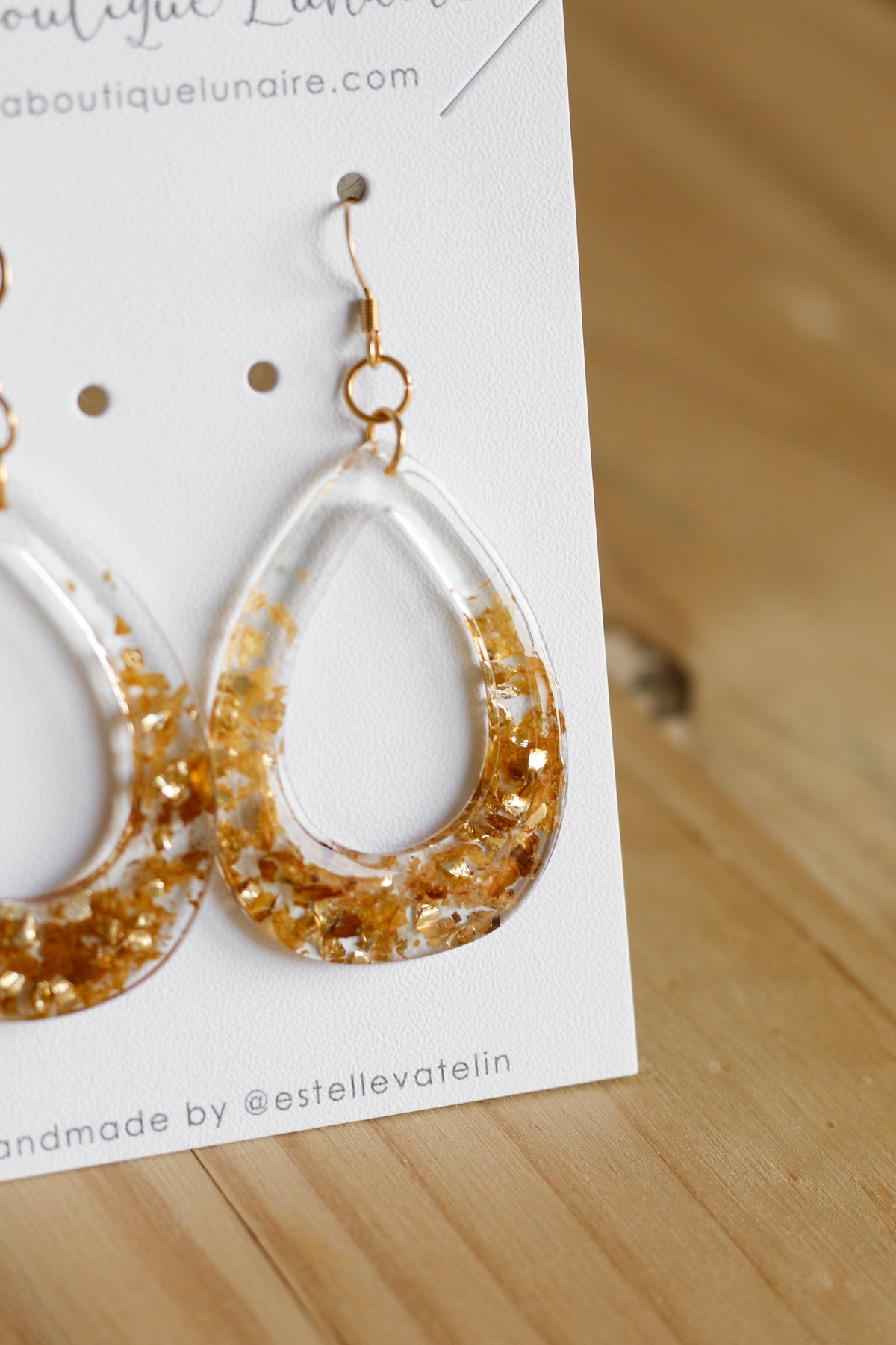 Boucles d'oreilles Carrot cake